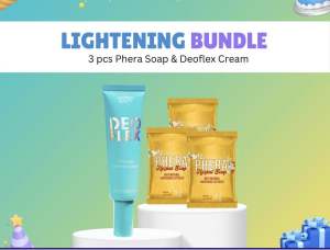 MIXTRUE BEAUTY UNDERARM WHITENING SET 1 deocream + 3pcs phera soap