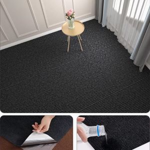 Self-adhesive Carpet Living Room Kitchen Rugs for Bedroom Water Uptake Home Decor Solid Color Bathroom Staircase Rug Decoration