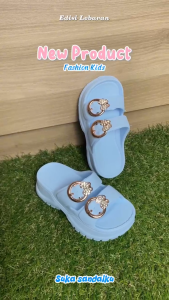 Jokixx Sandal Anak Perempuan manik blink-blink Keren Kualitas Import