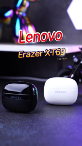 Lenovo ERAZER XT69 Pro Tai nghe Bluetooth   Tai nghe không dây giảm tiếng ồn Dịch thuật thời gian thực AI 134 ngôn ngữ Tai nghe dịchTai nghe chơi game Bluetooth 5.4 HiFi Tai nghe chất lượng âm thanh tốt