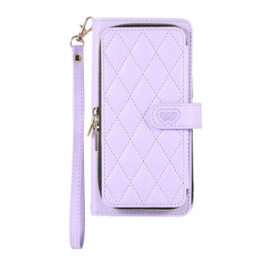 Fashionable Flip Cover Phone Case with Lanyard Full Protection Anti-Fall Crossbody Compatible with Samsung Galaxy S24 Series