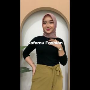 Celana Kulot Wanita Cullote Terbaru Crinkle Model Rok
