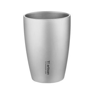 Tiartisan | Pure Titanium Double-Layer Insulated Water Cup