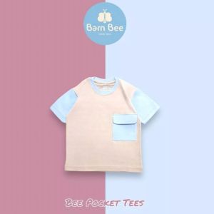 Barnbee Basic Pocket Tees Premium - Kaos Anak Polos Side Pocket - Cotton Combed 30 s 100%