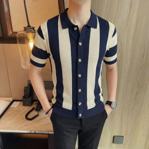 ZHUOCAN | Áo Knit Thoáng Khí Đục Lỗ Thời Trang
