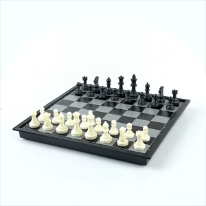 SG【READY STOCK】✅Magnetic International Chess Set Foldable Board Game Checkers & Chess Pieces Portable Travel Games Gift