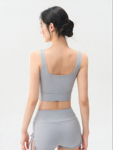 YUANQINVHAI | Fixed Cup Sports Bra for Yoga and Training