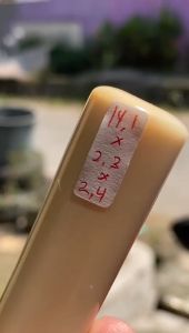 Pipa GG Asli Lokal Bulat Lengkung 14cm Bahan AS Tengah Asli