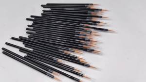 50pcs Disposable Nail Art Brush Eyeliner Eyeline Makeup Tools Manicure Painting Pen Tool Brushes
