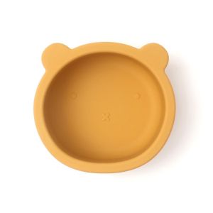 Baby Children Bear Silicone Suction Bowl & Spoon Set Feeding Bowl Kids Toddlers Lean Weaning BLW Mangkuk Bayi Kanak Led Weaning