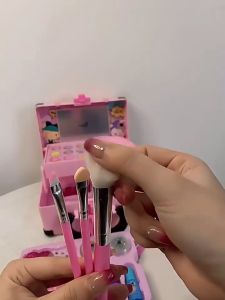 17Pcs Mainan Kosmetik Kecantikan Anak / Girls Makeup Toys Set / Peralatan Kotak Make Up Gadis Hadiah