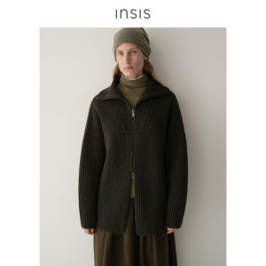 INSIS FEMME | Versatile Stylish Knit Coat Medium Length