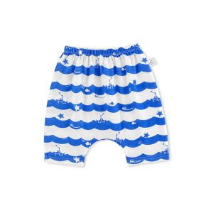 Baby Boy Shorts Summer Pure Cotton Thin Baby Pants Cropped Pants Bottom-Enlarged Pants Summer Harem Pants Harem Pants