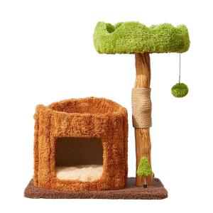 Cmisstree | Solid Wood Sisal Warm Cat Tower