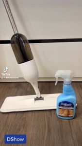 DShow น้ำยาดันฝูล น้ำยาเก็บผ่าน เช็ดผู้ละออง (สีม่วง) ขนาด 1000มล พื้นไม้ ลามิเนต (Dust Polish Liquid)