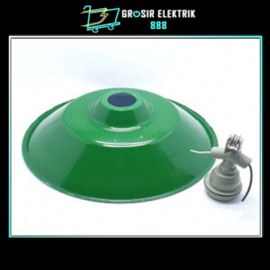 Kap Lampu Jalan 31cm SOK Fiting Lampu WD E27 Nylon Keramik Kbl Tembaga