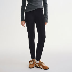 DUSHU | Large Size Womens Shapewear Leggings Black Velvet