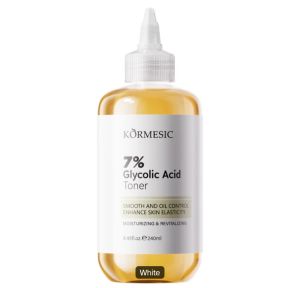 Hydrating Exfoliating Glycolic Acid 7% Face Skin Toner 240ml for Gentle Facial Exfoliate
