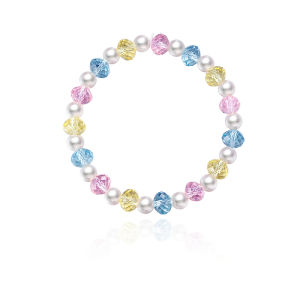 ajidou | Elegant Crystal Pearl Bracelet