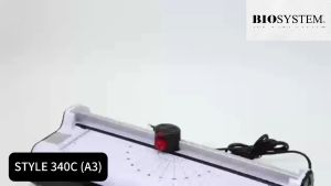 Biosystem 340C Laminate Mesin 3in1 Good Quality A3 Laminator / Laminating Machine With Corner Cutter / Corner Rounder & Trimmer  Machine Laminate Up To A3 Size - Able To Use A4 Laminate Film & A3 Laminating Film