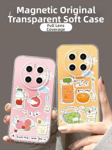 CIJING | Anti-drop Protective Silicone Case for Honor Full Coverage Lens Fruit Cartoon Design