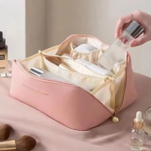 Makeup Organizer Female Toiletry Kit Bag Make up Case Storage Pouch Luxury Lady Box Cosmetic Bag Organizer Bag for Travel Zip