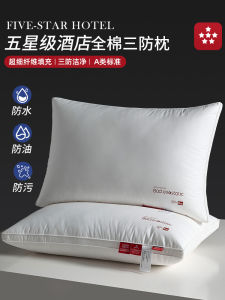 Five Star Hotel Grade a Neck Support Pillow Core Three Proof Non-Sagging Long Rectangle Polyester Fiber Single Person Use