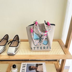 Dễ Thương Túi Xô Dệt Kim Ví Điện Thoại Di Động Túi Xách Du Lịch Mùa Hè Phong Cách Hàn Quốc Thời Trang Đường Phố Polyester Chất Liệu Thân Thiện Với Người Đi Lại