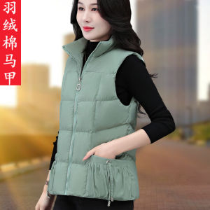 Womens Thickened Casual Cotton Vest Spring Autumn New Style Padded Korean Version Outdoor Wearable Backless Fashionable