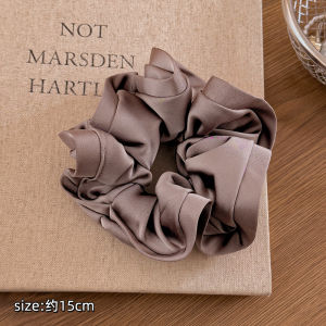 ริบบิ้นผ้าซาตินสไตล์ย้อนยุคสำหรับผู้หญิง หางม้าต่ำ หางม้าทรงกลม ริบบิ้นตกแต่งผม เครื่องประดับผมแบบใหม่ ผลิตจากวัสดุอื่นๆ