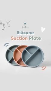 Benben Silicone Suction Plate - Peralatan Makan Bayi