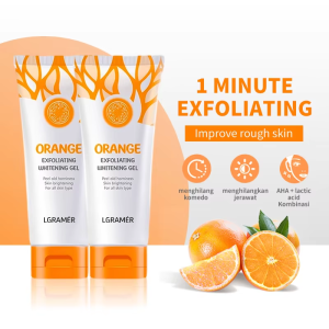 EELHOE | 50g Orange Exfoliating Gel Dead Spot Remover Brighten Peeling Gentle Repair Scrub Whiten Moisturizer Hydrating Korean Skin Care