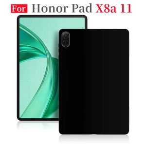 Tablet Case For Honor Pad X8a 11-inch 2024 Flexibel Black TPU Shell Soft Silicone Cover For Honor Pad X8a Case 11"