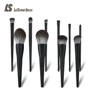 Handmade 10PCS/ Set Makeup Brushes Super Soft Fibe Professional Soft Fluffy High Quality Face Eye Foundation Eyeshadow Powder Brush