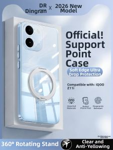 imobile | Transparent Ultra-thin Protective Case with Stand for IQOO Z11i