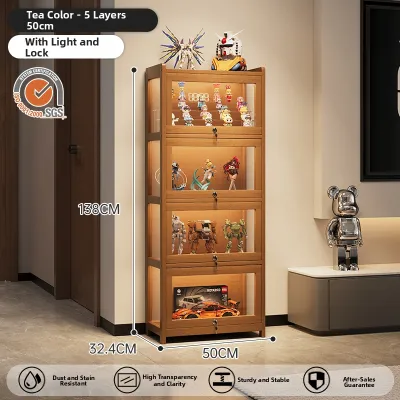 ZHUSHANXIA | Dustproof Transparent Model storage Display Cabinet