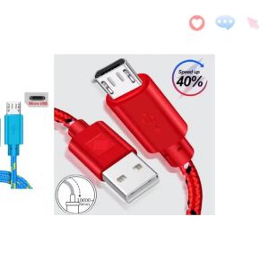 1/4pcs Micro Cable USB Fast Charge Data Cable For Xiaomi Redmi Huawei Android Mobile Phone 1M 2M 3M Nylon Braided USB Cables