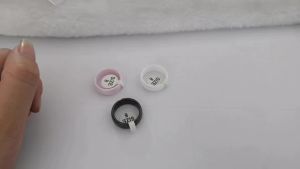 Smooth Pink/White/Black Ceramic Ring For Women Rings Simple Design Exquisite Wedding Engagement Rings