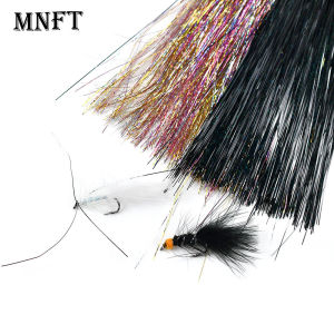 6Packs Fishing Tying Material Crystal Flash Tinsel Fly Fishing Tying Dressing Materials Lure Hair