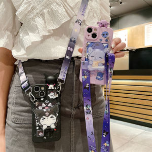 Huawei Mate10 pro Phone Case Crossbody Strap Cloud Kuroko Baku Anti-fall Protection Soft Silicone Original Cute Girl Style