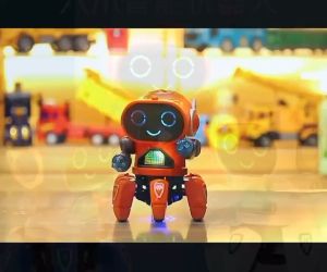 Loveni Space warrior octopus 6 tentacles dancing lights and sounds electric robot(Random color)