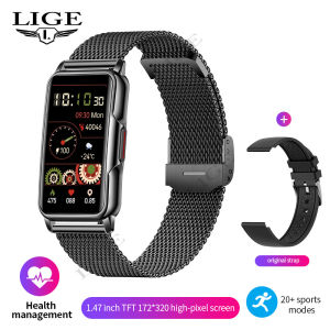 LIGE | LIGE New Smart Watch Health Monitoring Sleep Tracker Blood Oxygen Heart Rate Wristband Sports Fitness Smartwatch for Android iOS