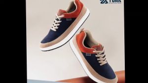 Sepatu Sneakers Casual Kasual Pria Wanita Kuzatura Suede Kombinasi Kuliah Kerja