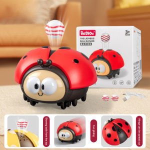 Funny Ladybug Floating Ball Cute Crab Whale Floating Ball Electric Toys Early Education Focus Training Game Toys for Boys Girls