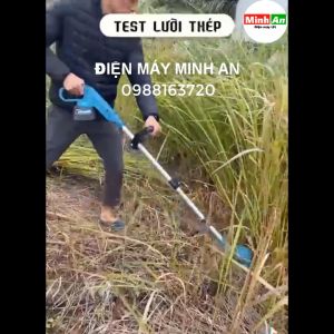 Máy cắt cỏ pin cầm tay máy cắt công nghiệp dùng pin MAKITA 40V kích cỡ 10 inch không chổi than bảo hành 12 tháng
