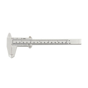 0-150/0-80mm Plastic Vernier Caliper Mini Double Scale Rulers Gauge Measuring Ruler Inside Depth Diameter Meter