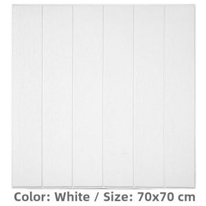 Waterproof Self Adhesive 3D Wall Stickers Wood Grain Pattern Living Room Bedroom Wall Protection Soft Pack Background Wall Decor