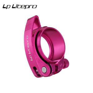Seat post clamp folding bicycle seat post clamp aluminum alloy tube clamp. 41mm is suitable for 33.9mm seat post