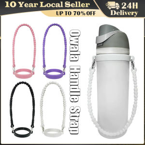Soft and Durable Water Bottle Holder Sling Lanyard Carrier with Strap - Fits Most 8-40Oz Water Bottles Silicone Water Bottle Sling Carrier Holder Anti-slip Soft Water Cup Sling Strap with Strap Water Bottle Lanyard for Cup