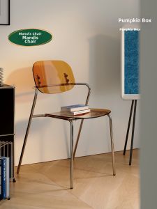 NANGUAHEZI | Light Luxury High-end Creative Plastic and Iron Dining Chair